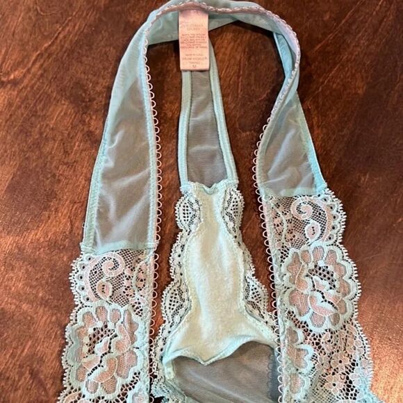 Vintage VICTORIA'S SECRET  Dream Angels Thong Sz-Medium 2009 Silver tag - Picture 13 of 13